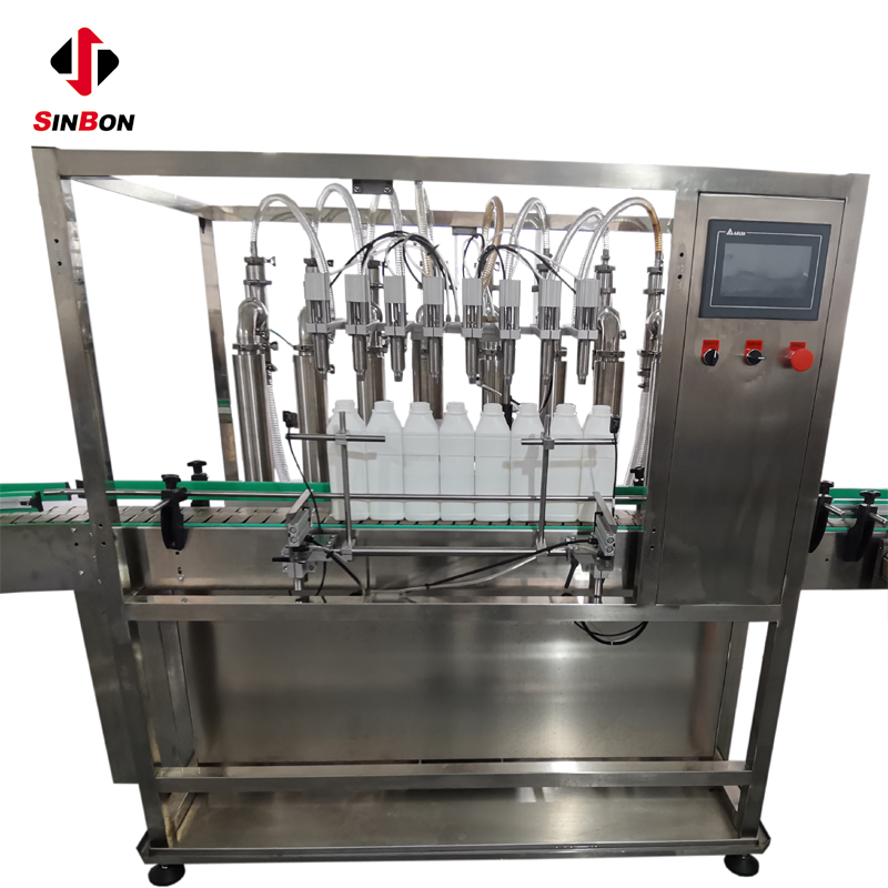 Bottle Can Liquid Oil Cream Filling Machine with Capping Labeling Line
