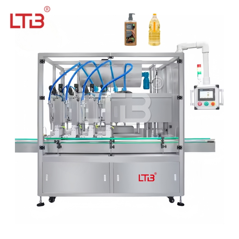 High Speed Liquid Soap Shampoo Detergent Cosmetics Cream Paste Viscosity Packing Line Filling Capping Labeling Automatic Filling Machine