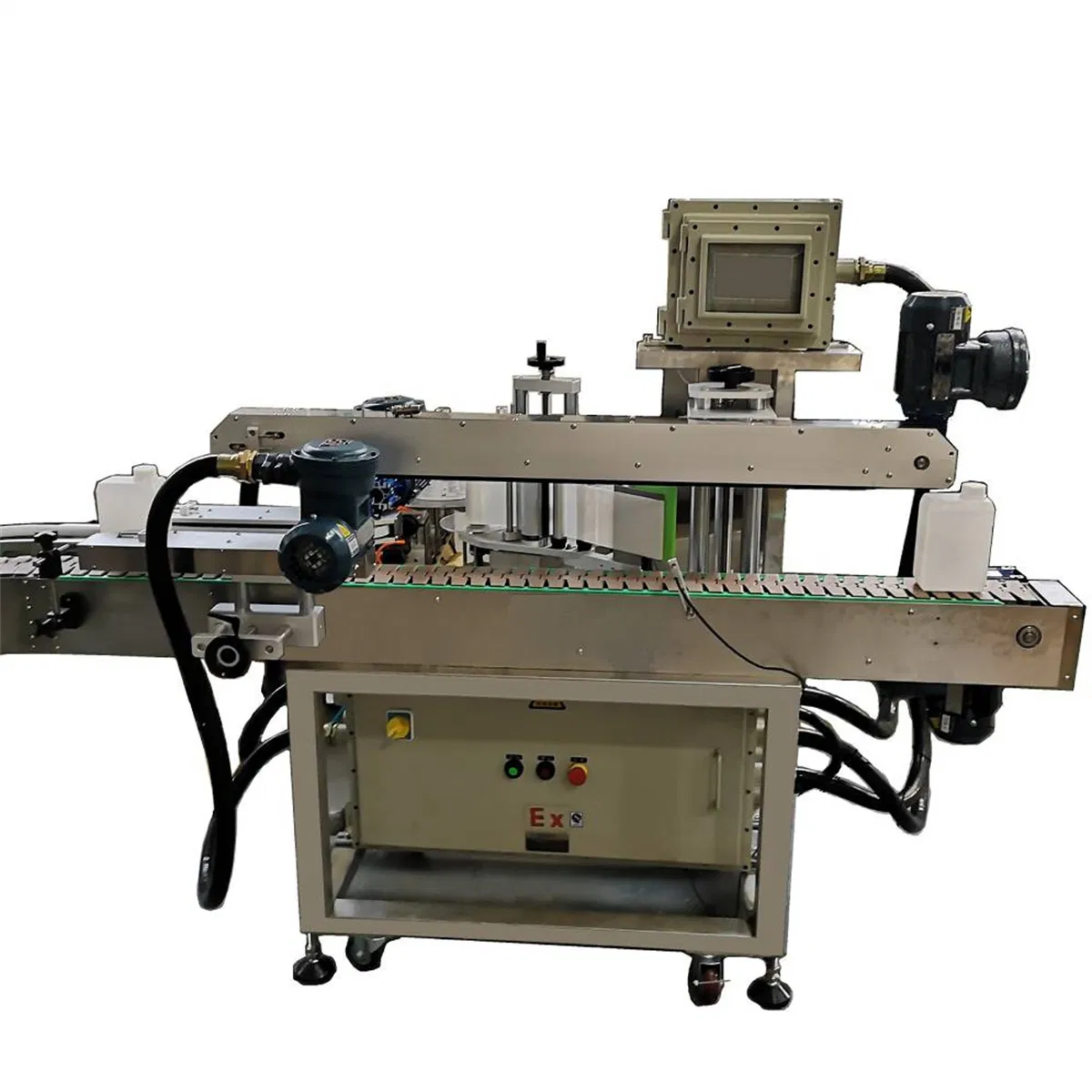 Automatic High Speed Explosion Proof Bottle Liquid Filling Labeling Machine Label Machine