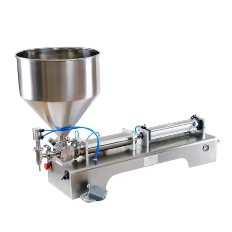 Semi Automatic Perfume Shampoo Sauce Cream High Viscosity Liquid Water Filling Machine