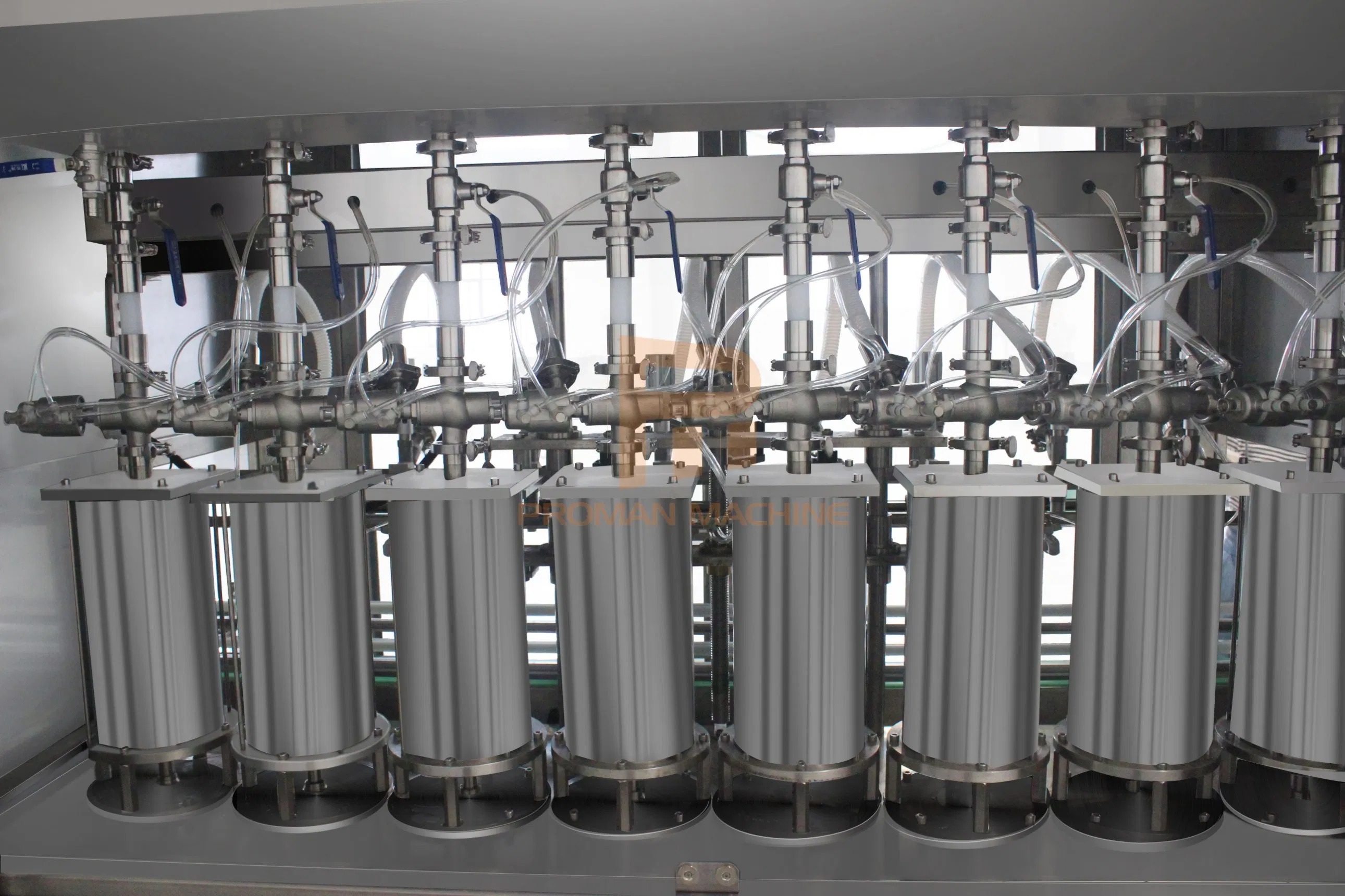 Automatic Liquid Filling Machine Piston Filling High Viscosity Ketchup Bottle Filling Machine