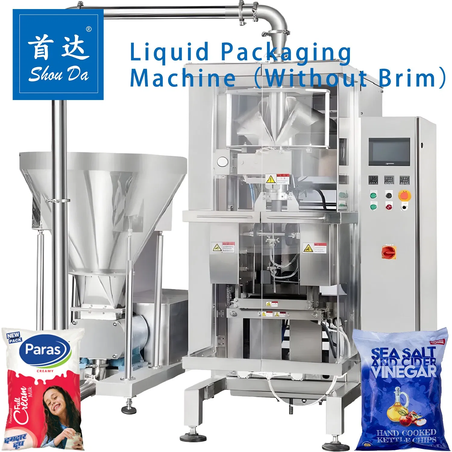 Automatic Middle Size Bag Single-Head Sauce Liquid Powder Food Filling Packaging Machine
