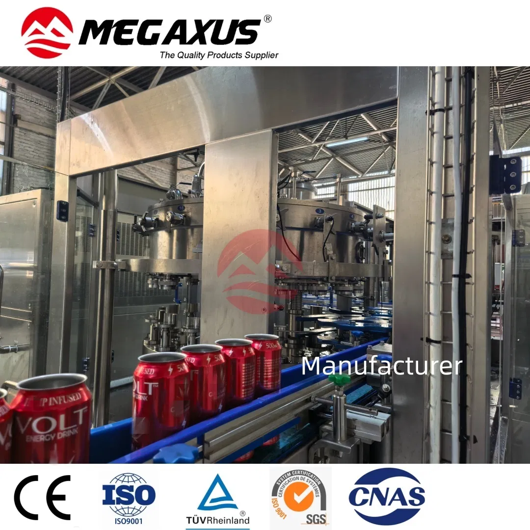 Easy Maintained CSD Liquid Can Filling Machine Canning Seaming Processing System