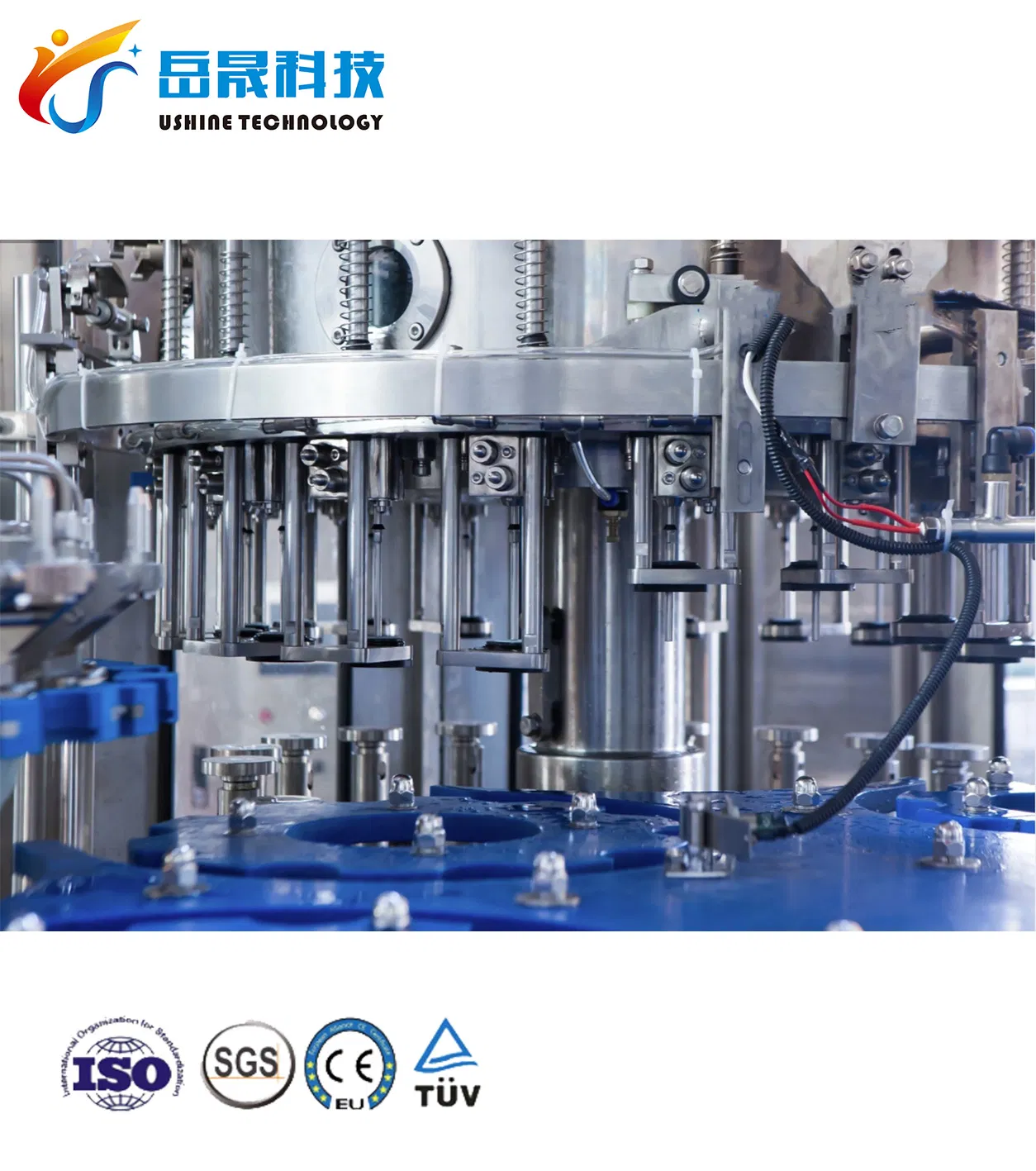 2/4/6/8 Heads Customized Automatic Bottle Liquid Filler Bottled Water Juice Wine Oil Tin Can Filling Machine