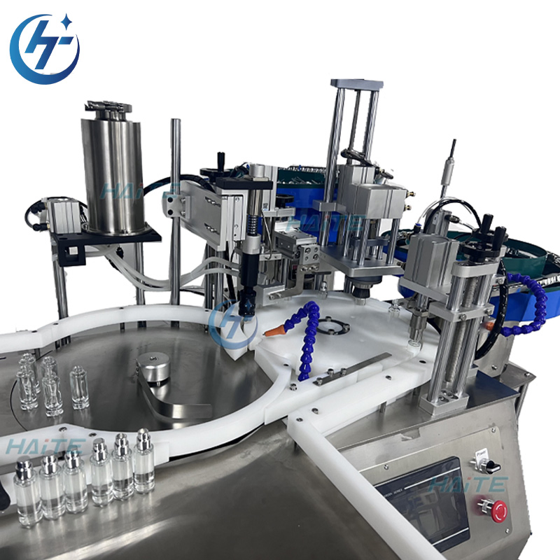 1head Gear Pump Soybean Edible Oil Liquid Filling Capping Machine