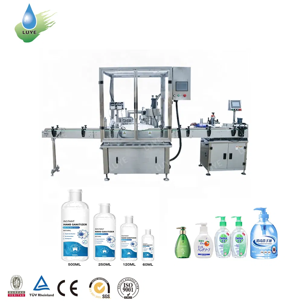 Servo Type Piston Daily Chemical Liquid Detergent Shower Gel Hand Washer Shampoo Filling Machine