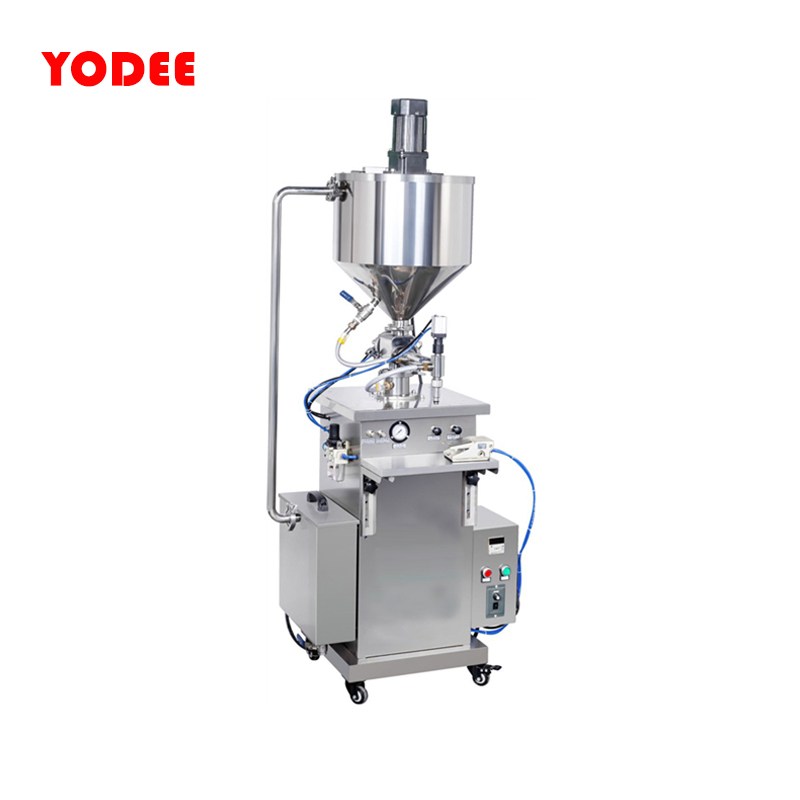Semi Automatic Single Head Volumetric Thick Liquid Filler Shower Gel Filling Machine