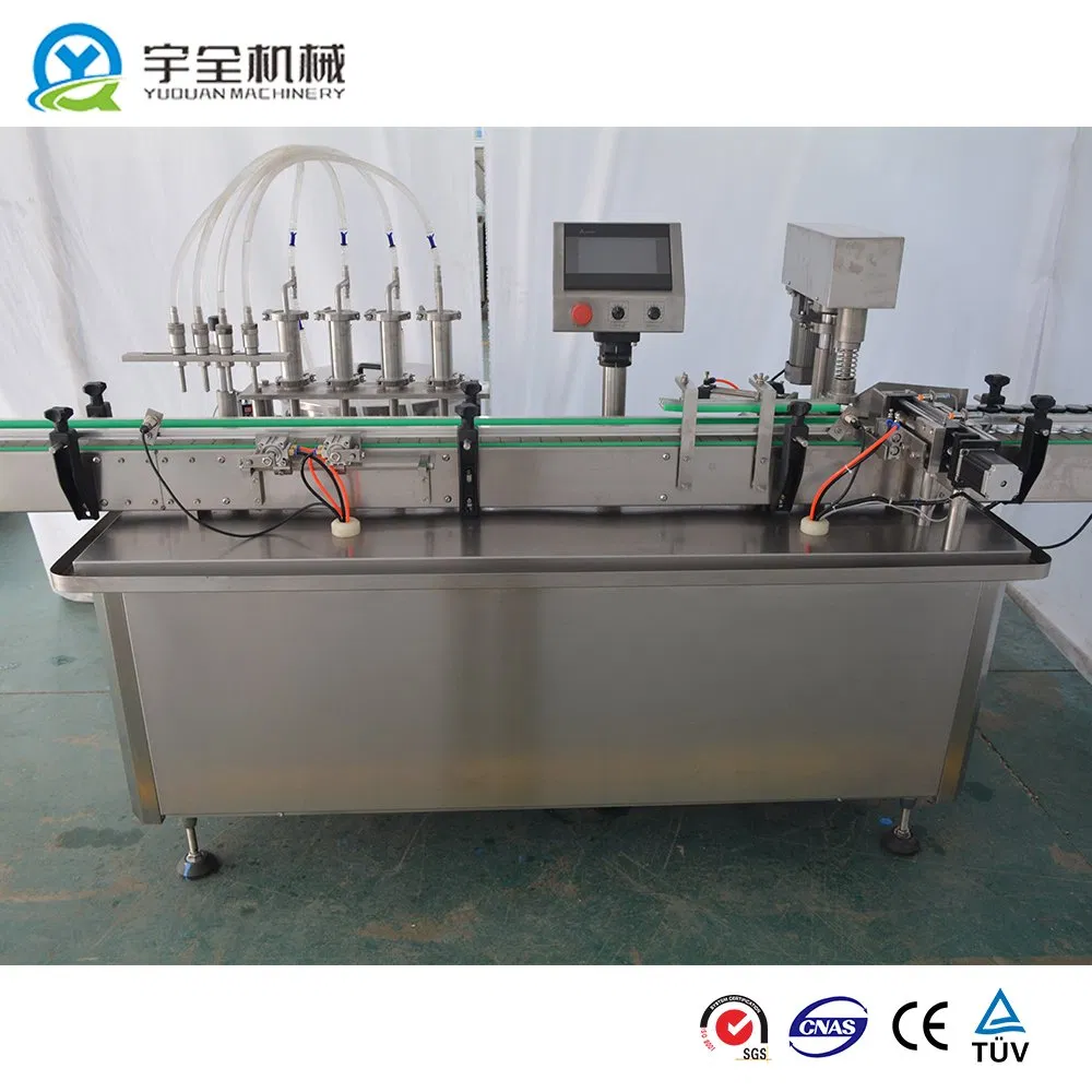 Automatic Aseptic Pharmaceutical Syrup Oral Liquid Filling Capping Machine with GMP Compliance