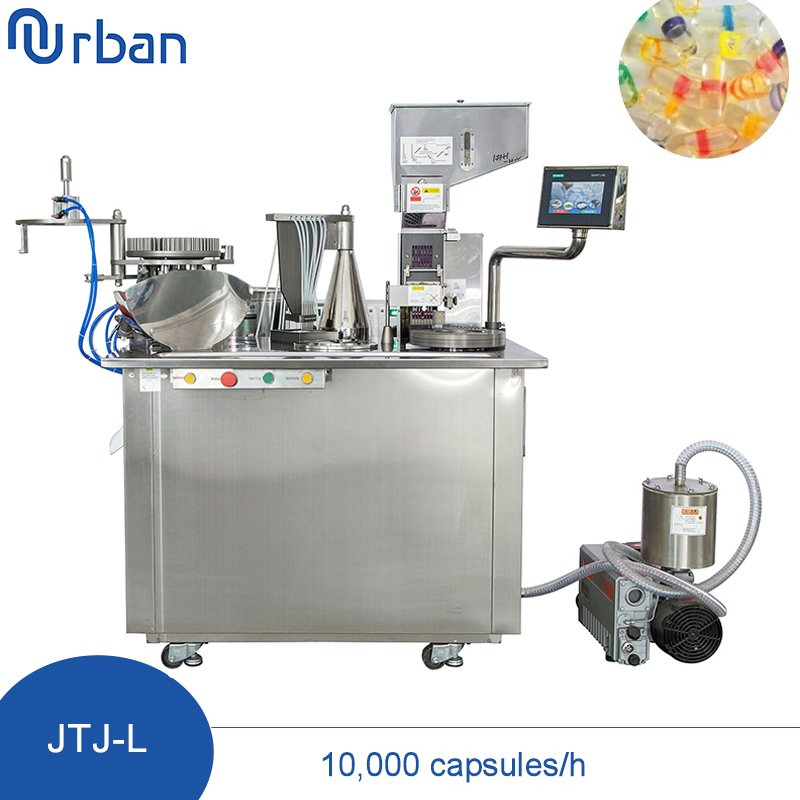 Latest Innovation Semi-Automatic Gelatin Capsule Filling Machine with Liquid Filler and Automatic Turntable Capsule Filling Machine
