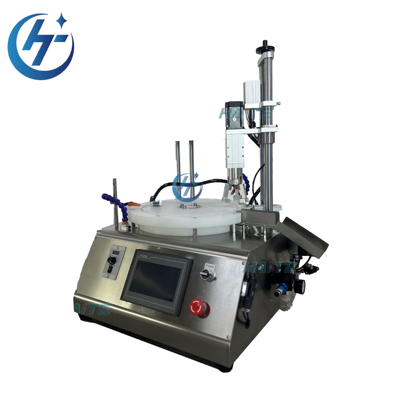 1 Head Glass Bottle Spirit Gravity Overflow Liquid Level Filling Capping Machine