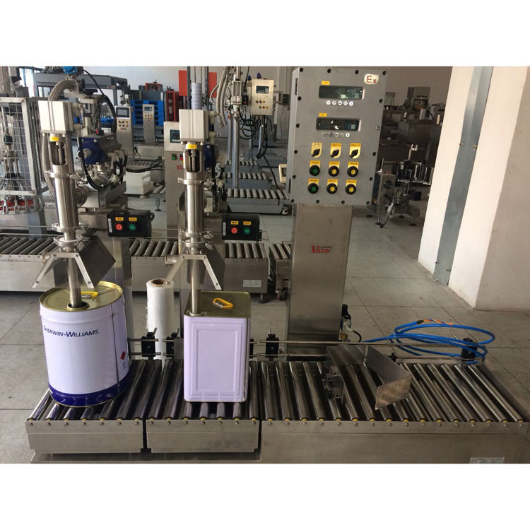 5 Gallon Pneumatic Solvent High Viscosity Filling Machine for Liquid