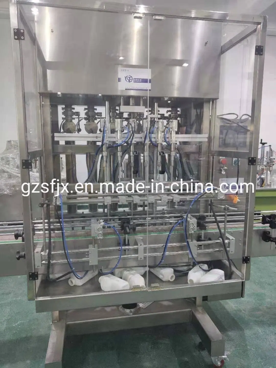 Automatic Food Packaging Liquid Juice Tomato Paste Detergent Hotel Bottle Hand Wash Liquid Soap Shower Gel Body Cream Lotion Shampoo Filling Machine Line