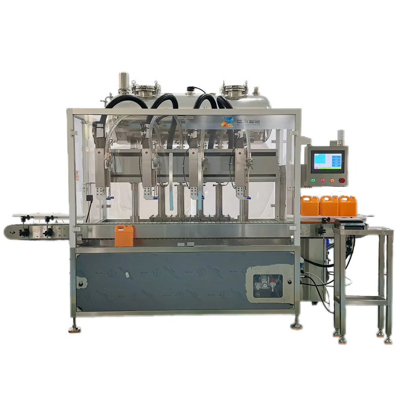 Automatic 4 Heads Gear Pump Servo Doser Bottle Viscous Liquid Filling Machine