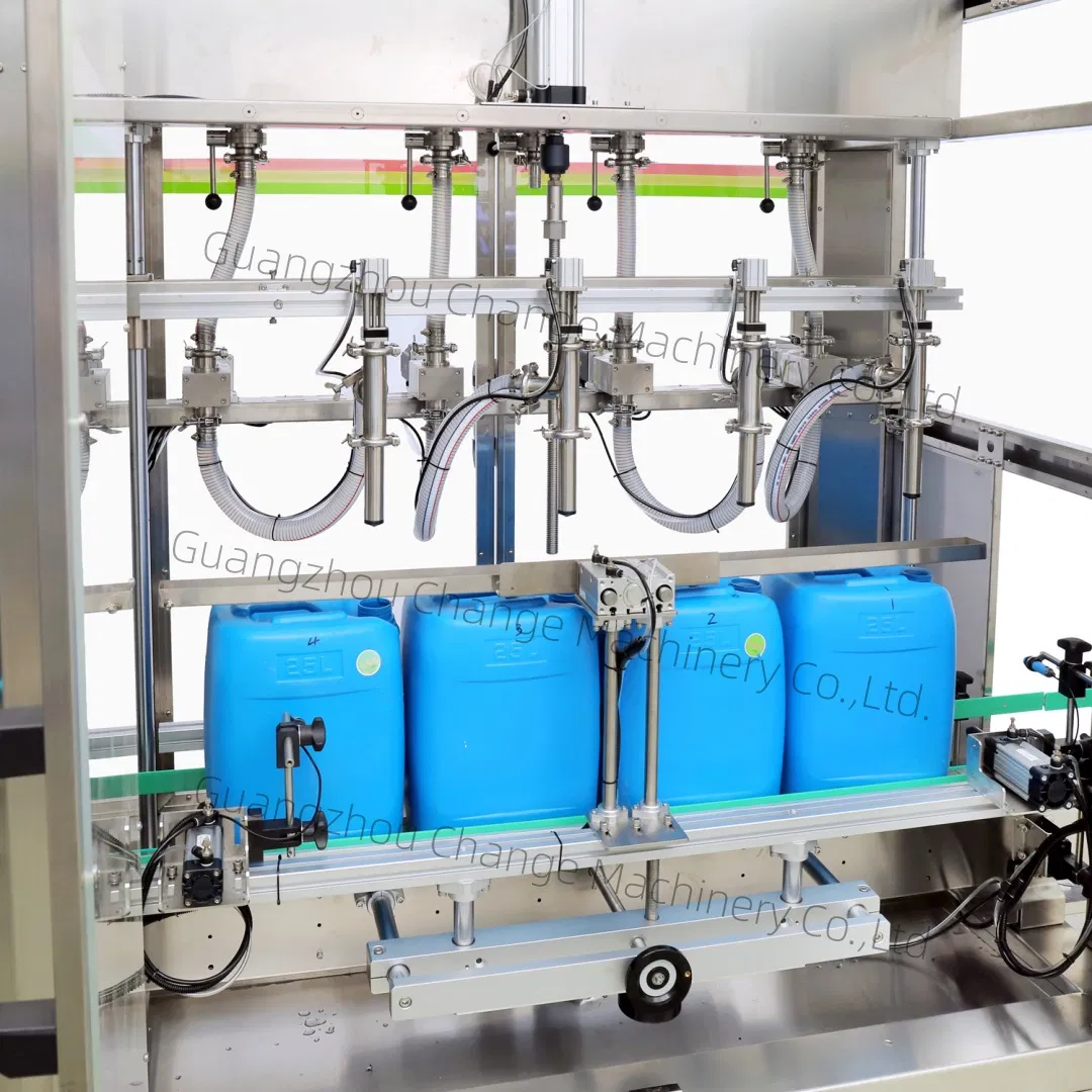25L 30L 10L 2/ 4 /8/6 Heads Liquid Gear Pump Filling Machine