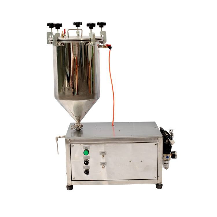 Silian Customized Price Semi Automatic Table Top Gear Pump Sanitary Eyeliner Pencil Mascara Liquid Gloss Filling Machine