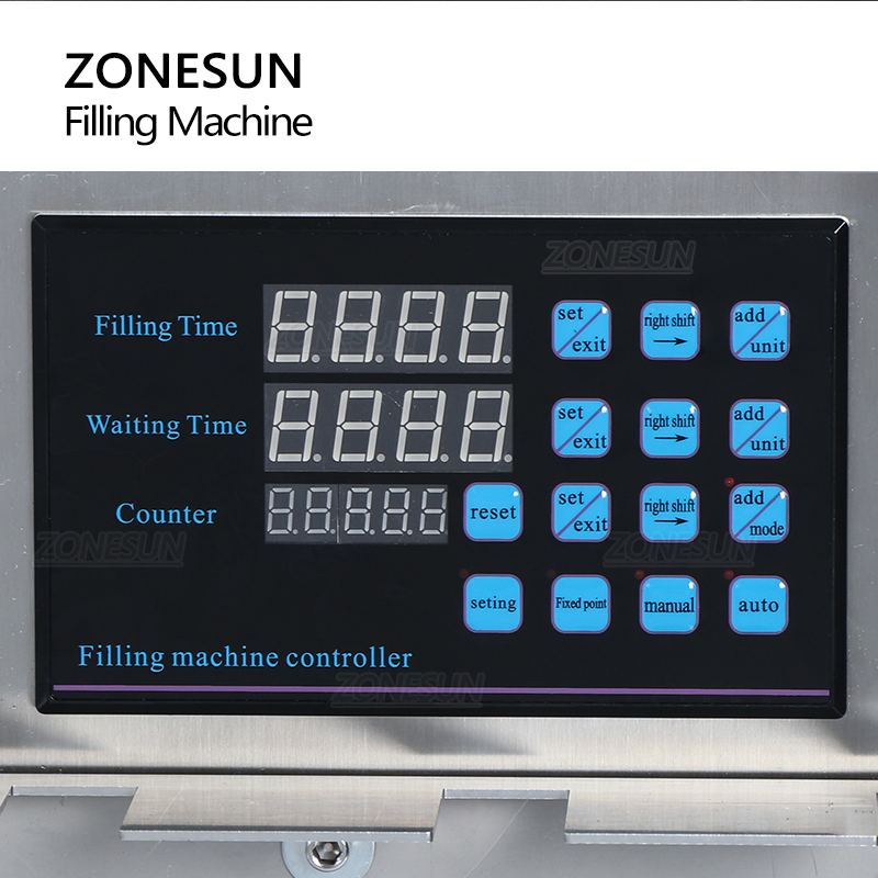 Zonesun Zs-Mpsp4 4-Nozzles Spout Pouch Liquid Filling Machine for Juice Soy Milk Low Viscosity Fluids