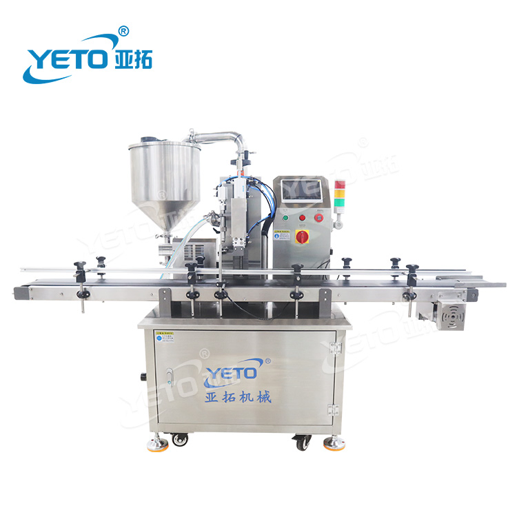 High Speed Liquid Cream Filler Multi Functional Automatic Gear Pump Sauce Filling Machine