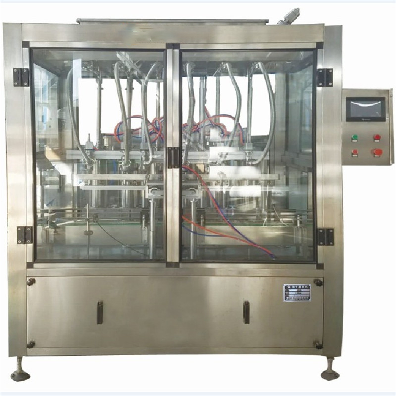 High Speed Multi-Head Linear Type Automatic Servo Piston Liquid Bottle Filling Machine