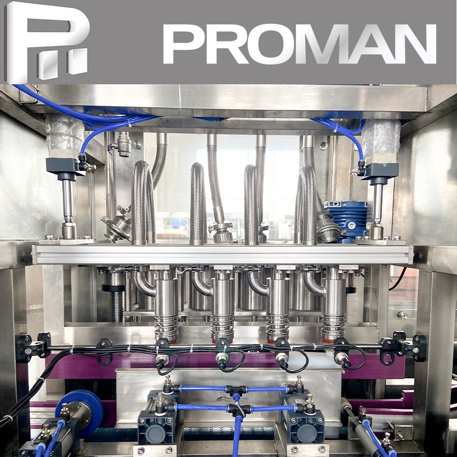 Full Automatic Piston Filling Machine Honey Sesame Paste Edible Oil Viscous Liquid Liner Type Filling Machine Production Line