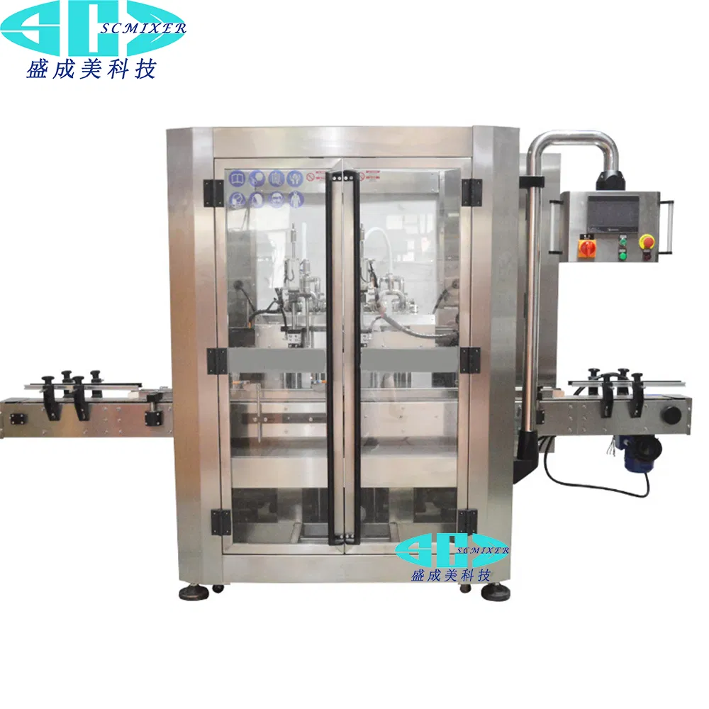 Scmixer Automatic 6 Head Gallon Liquid Detergent Hand Sanitizer Volumetric Piston Bottle Filling and Capping Machine Price
