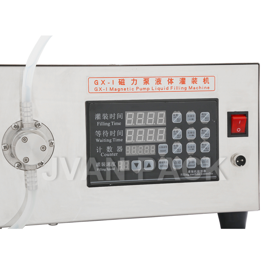 Gx-1 Semi-Automatic Single Head Liquid Juice Perfume Filling Machine Low Viscosity Liquid Filler with Magnetic Pump
