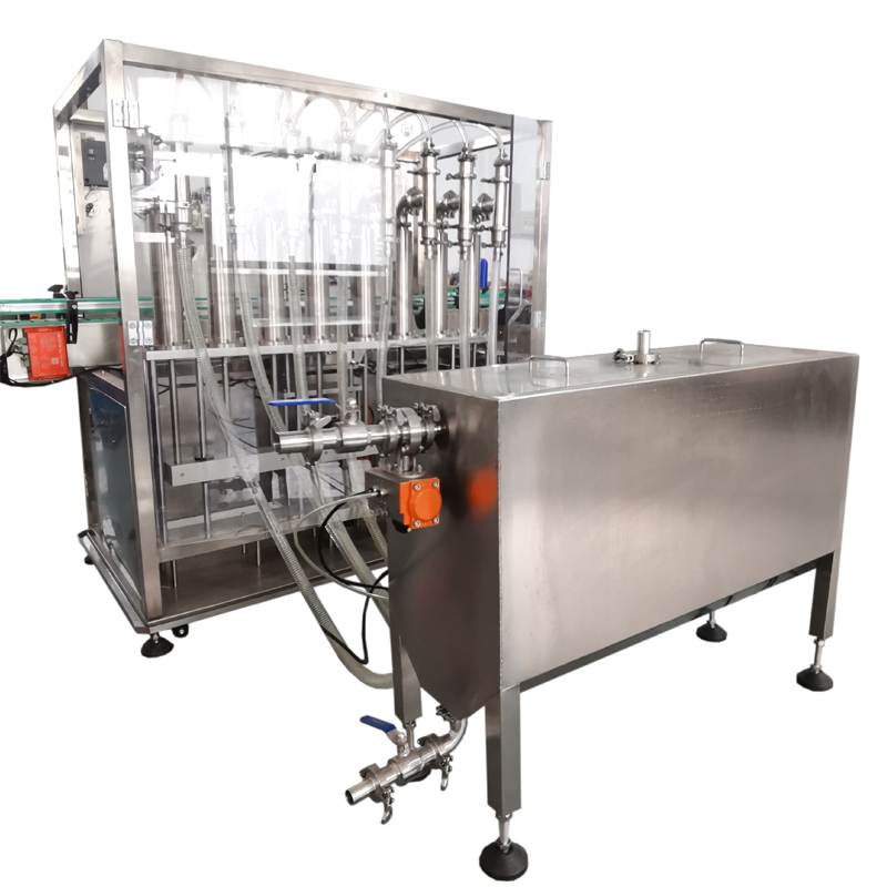 Bottle Can Liquid Oil Cream Filling Machine with Capping Labeling Line