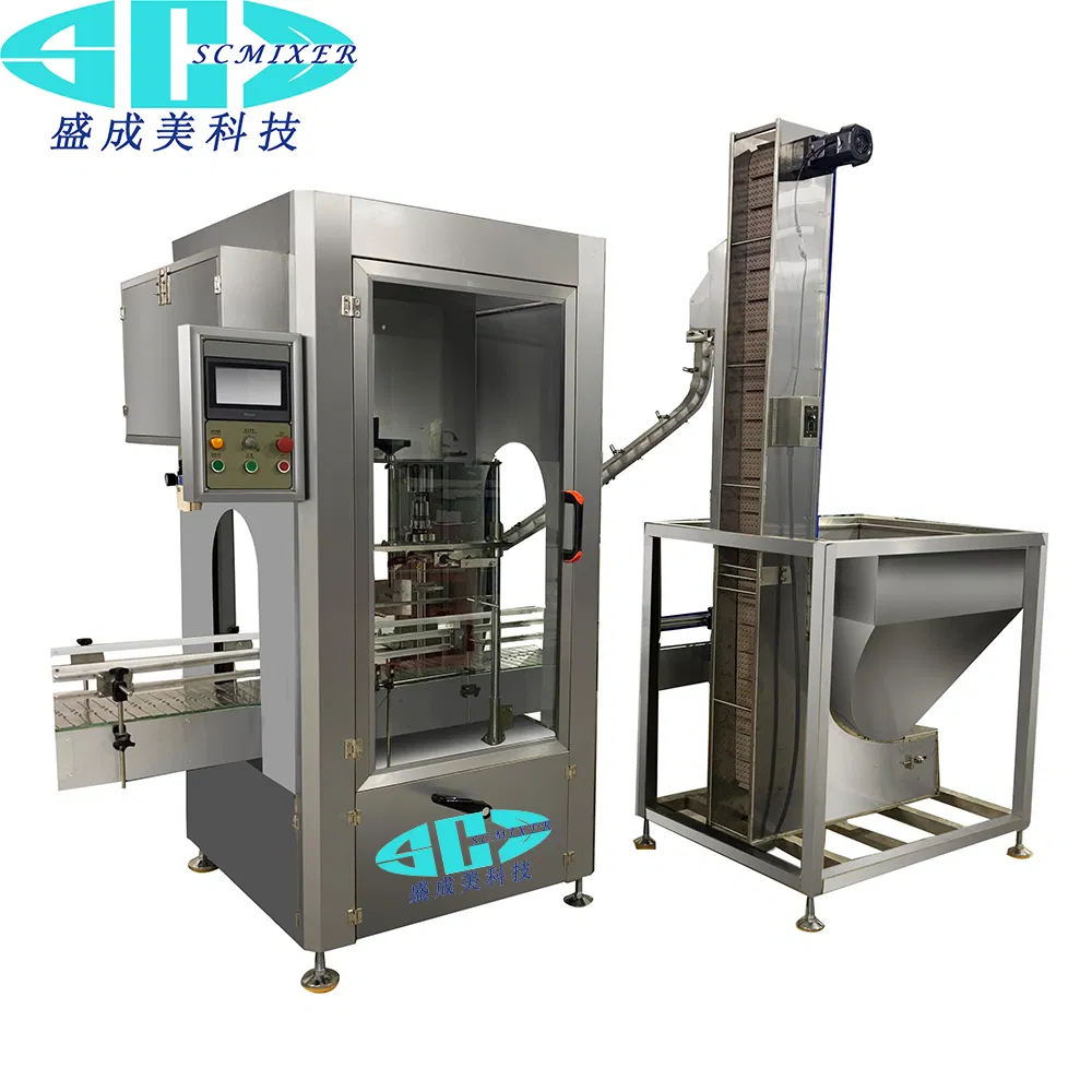 Scmixer Automatic 6 Head Gallon Liquid Detergent Hand Sanitizer Volumetric Piston Bottle Filling and Capping Machine Price