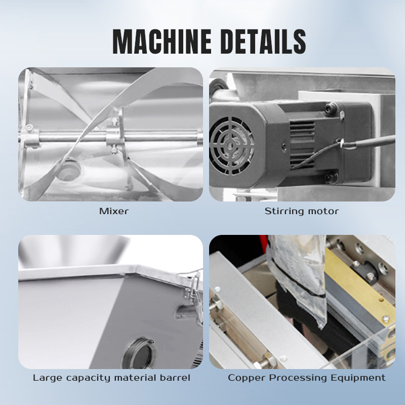 Vertical Semi-Fluid Packaging Machine for Jelly, Honey &amp; Hair Conditioner - High-Viscosity Liquid Filling System with Precision Sealing