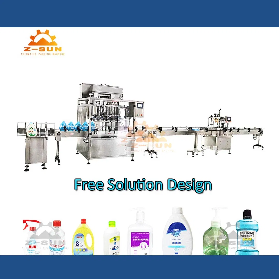100-1000ml Automatic Linear Filling Machine for Daily Chemical Liquid