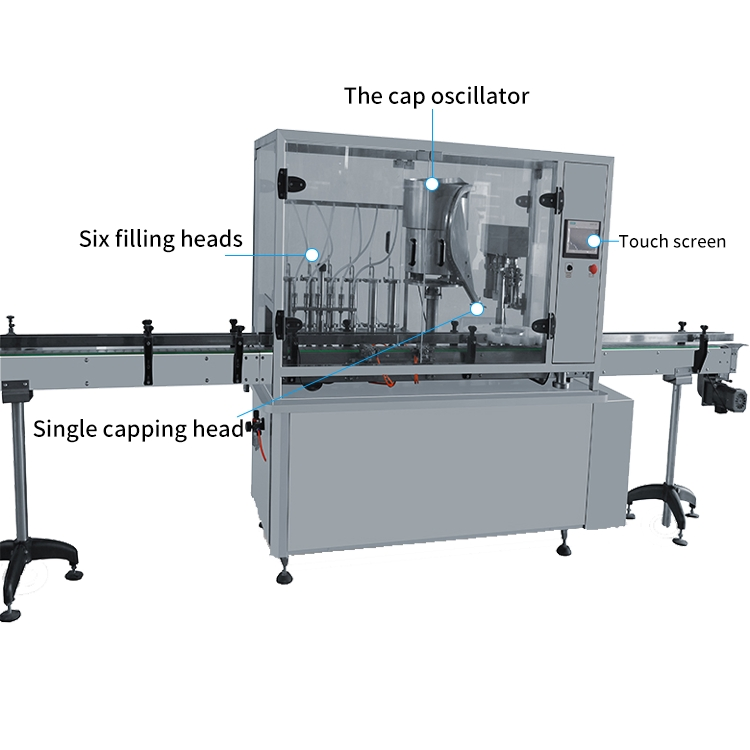 Automatic Aseptic Pharmaceutical Syrup Oral Liquid Filling Capping Machine with GMP Compliance