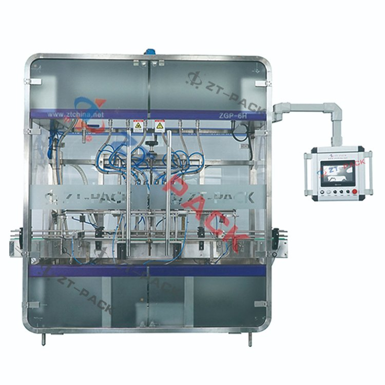 High Speed Self-Flow Gravity Ss Liquid Bottle Filling Machine