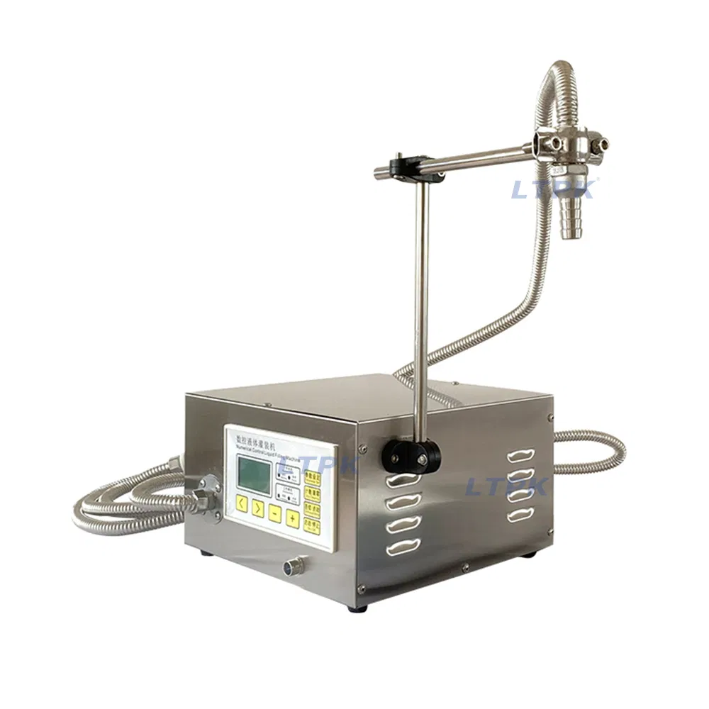 Semi-Automatic Gear Pump Peanut Oil Filler Grease Olive Lubricating Oil Liquid Bottle Filling Machine