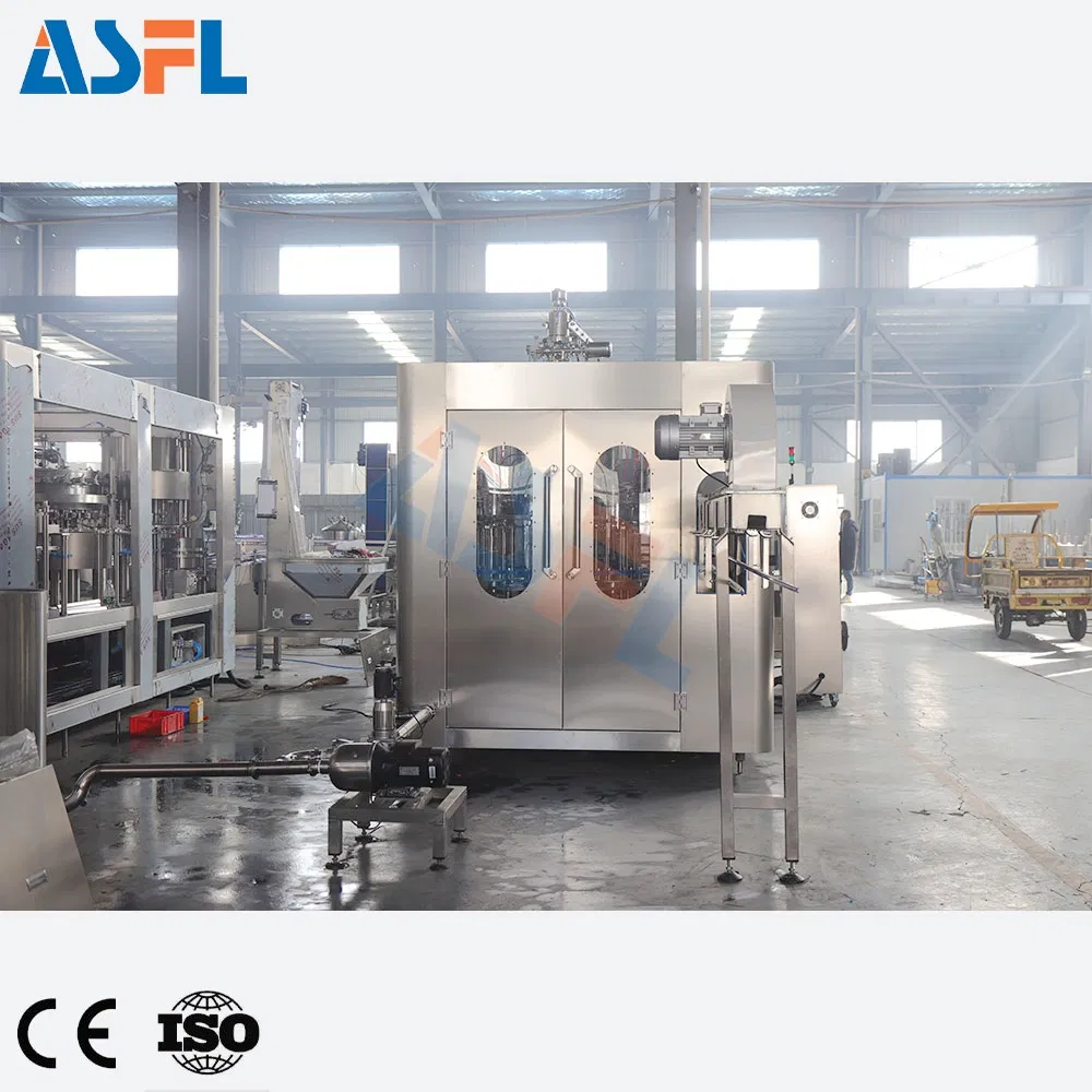 Non-Leakage 1000ml Piston Type Peanut Oil Filling Machine Liquid Filler Production Line with Vacuuming Device