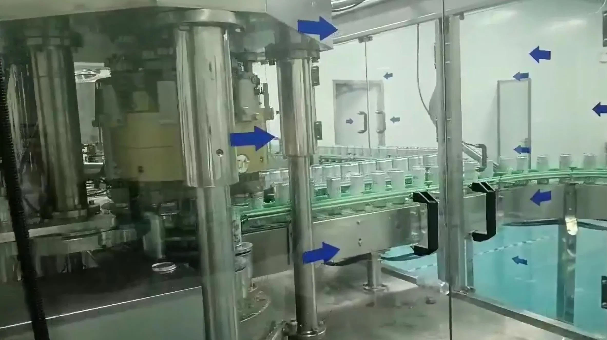 500ml Juice Liquid Pet Cans Blending Rinsing and Filling Line Machine