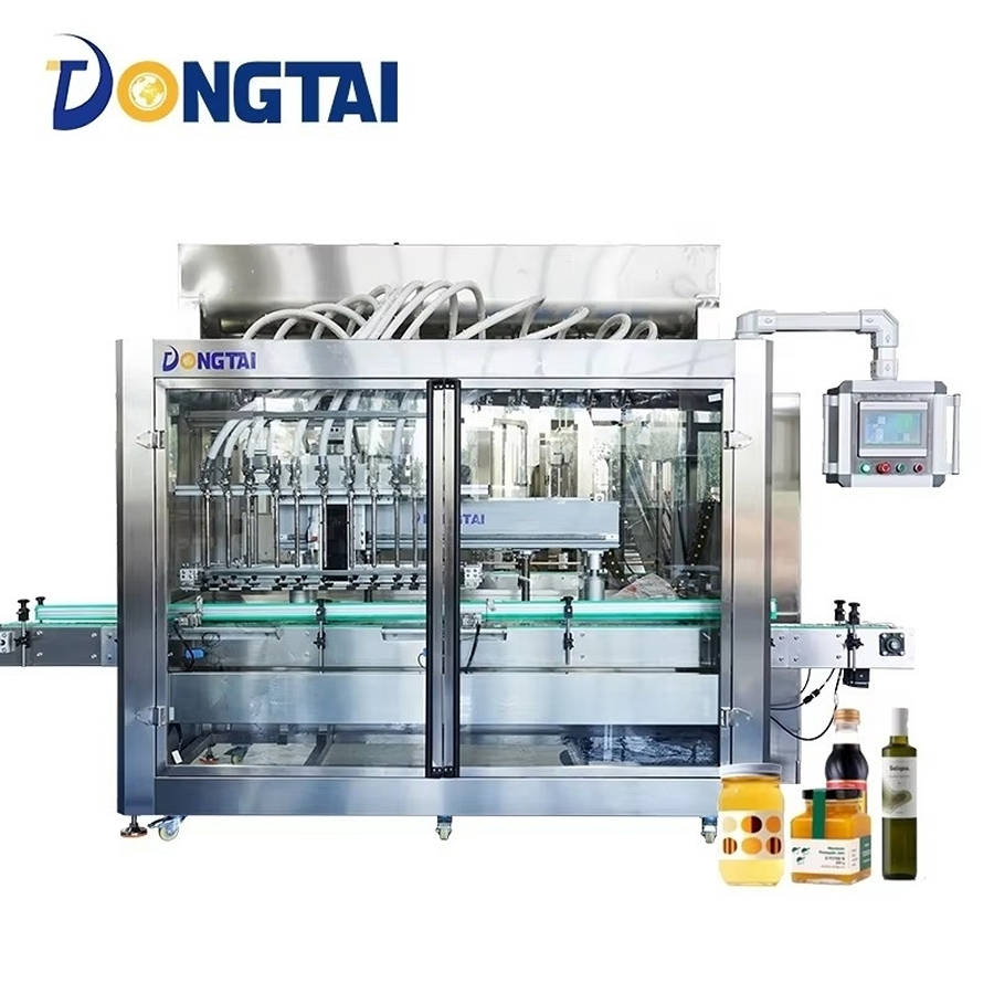 Twelve-Head Plunger-Type Automatic Liquid Filling Machine Used for Lubricating Oil