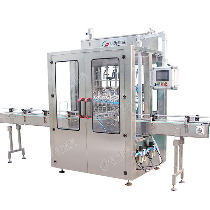 Automatic Liquid Condiment Cooking Peanut Butter Edible Oil Tomato Sauce Honey Shampoo Cleaning Detergent Plastic Glass Bottle Volumetric Filling Machine