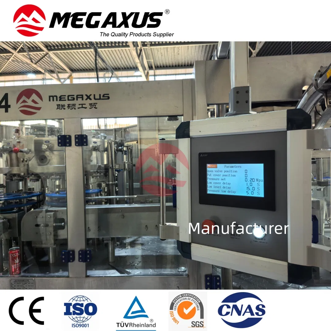 Easy Maintained CSD Liquid Can Filling Machine Canning Seaming Processing System