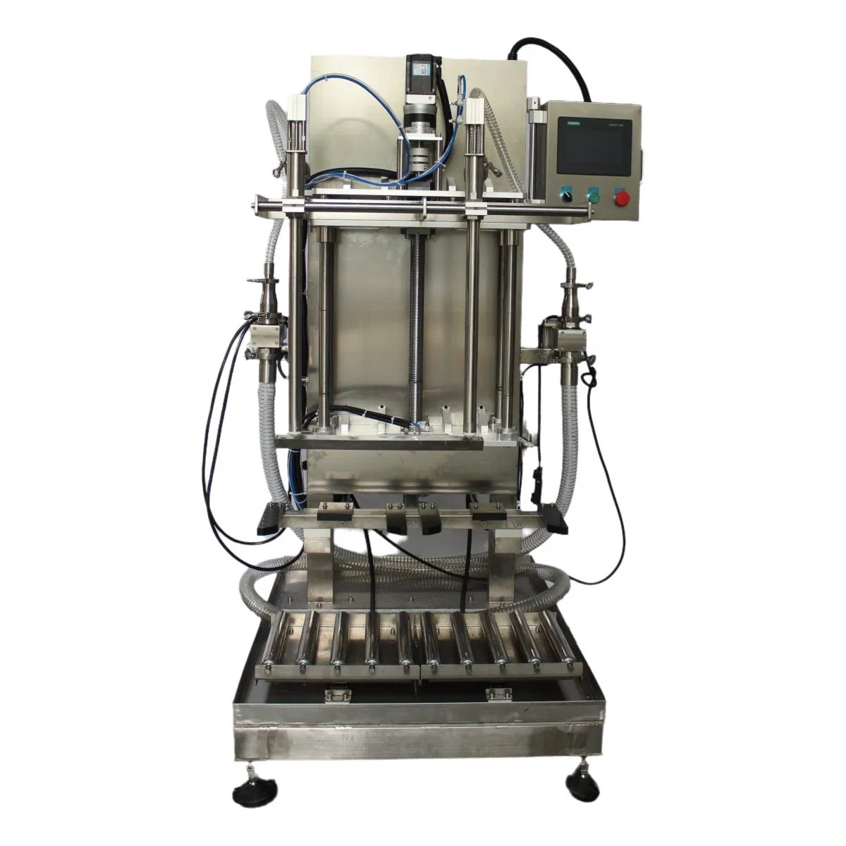 PLC Touch Screen Multi Head Automatic Liquid Filling Packaging Machine