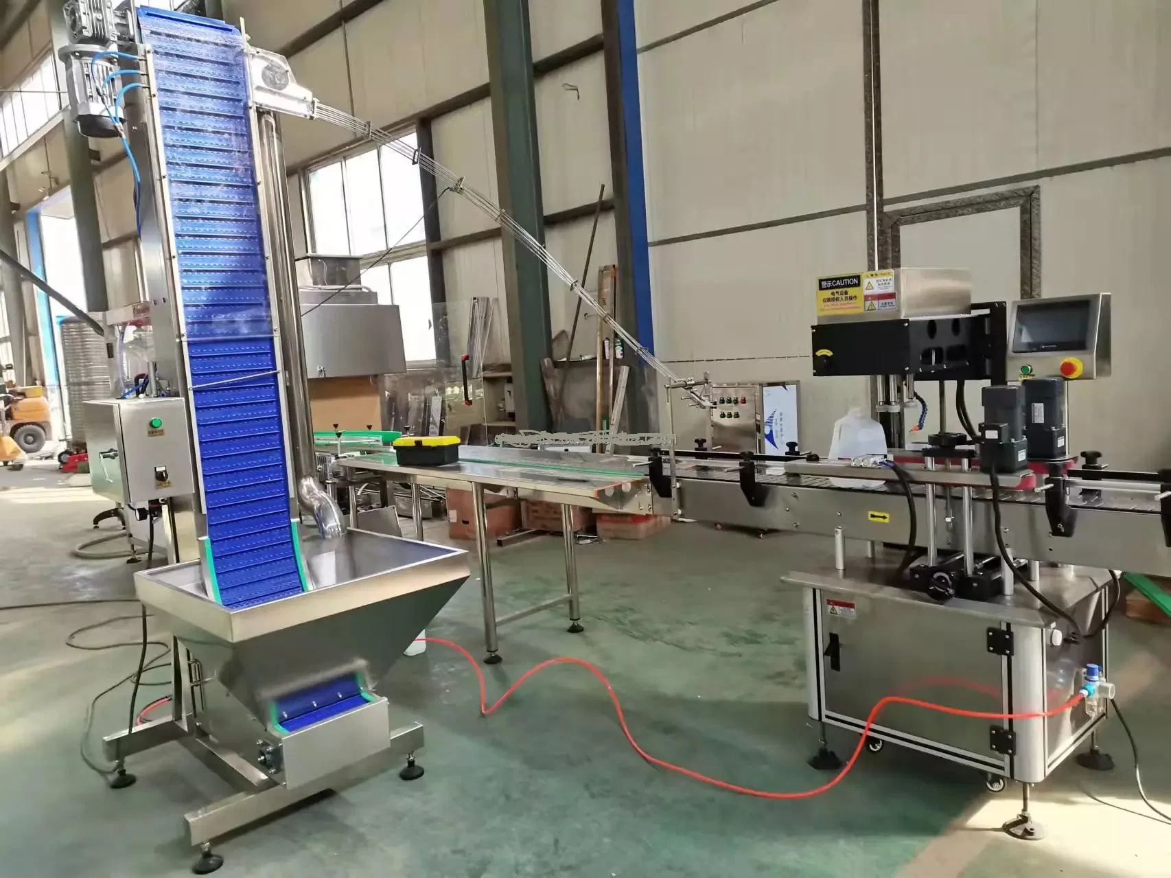250ml Organic Liquid Fertilizer Low Viscosity Liquid Overflow Bottle Filling Capping Machine Line