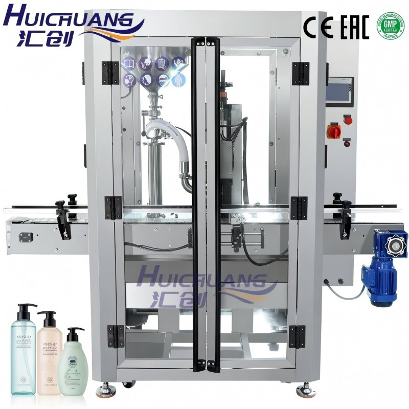 Gear Pump Filling Machine Servo Control Frame Type for Cosmetic Liquid Filling