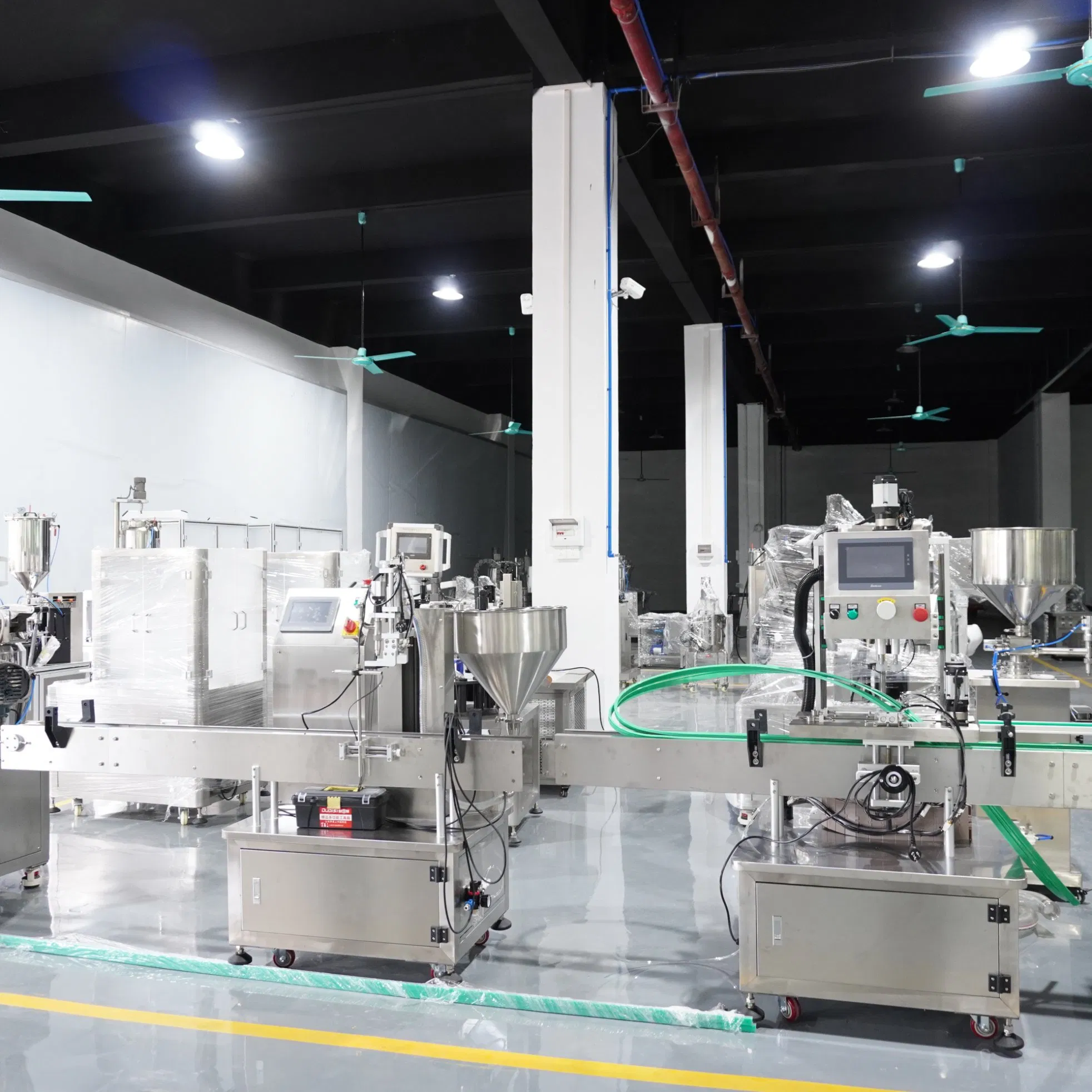 Automatic Shampoo Skincare Face Cream Foundation Ointment Wax Hair Care Liquid Semi-Automatic Filling and Capping Sealing Machine for Cosmetic Production Line