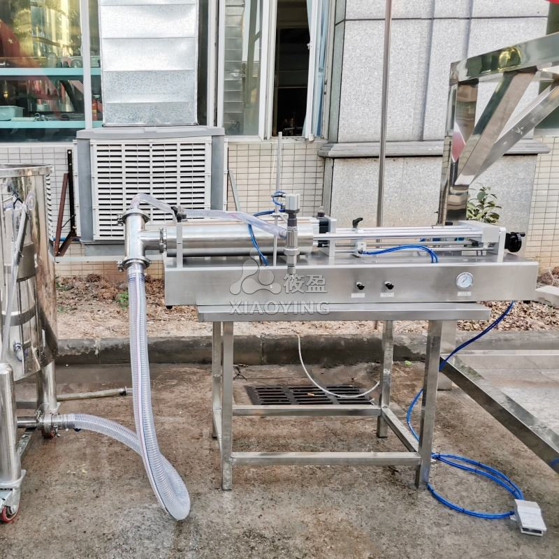 Semi Automatic Customized Pistion Tomato Liquid Sauce Paste Oil Cream Jam Ketchup Honey Filling Machine