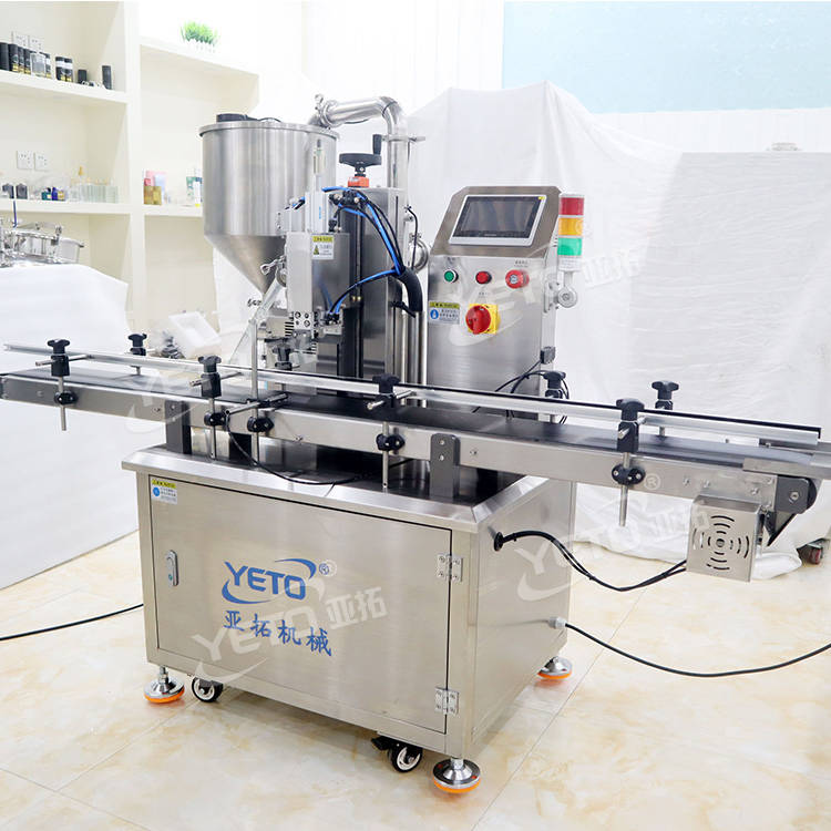 High Speed Liquid Cream Filler Multi Functional Automatic Gear Pump Sauce Filling Machine