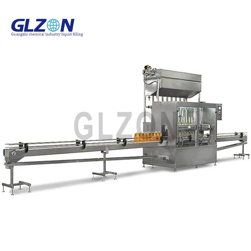 Liquid Soap Bottle Filling Machine Automatic Servo Piston Filling Machine Multi-Head Weighing Dishwashing Liquid Filling Machine for 5-30L