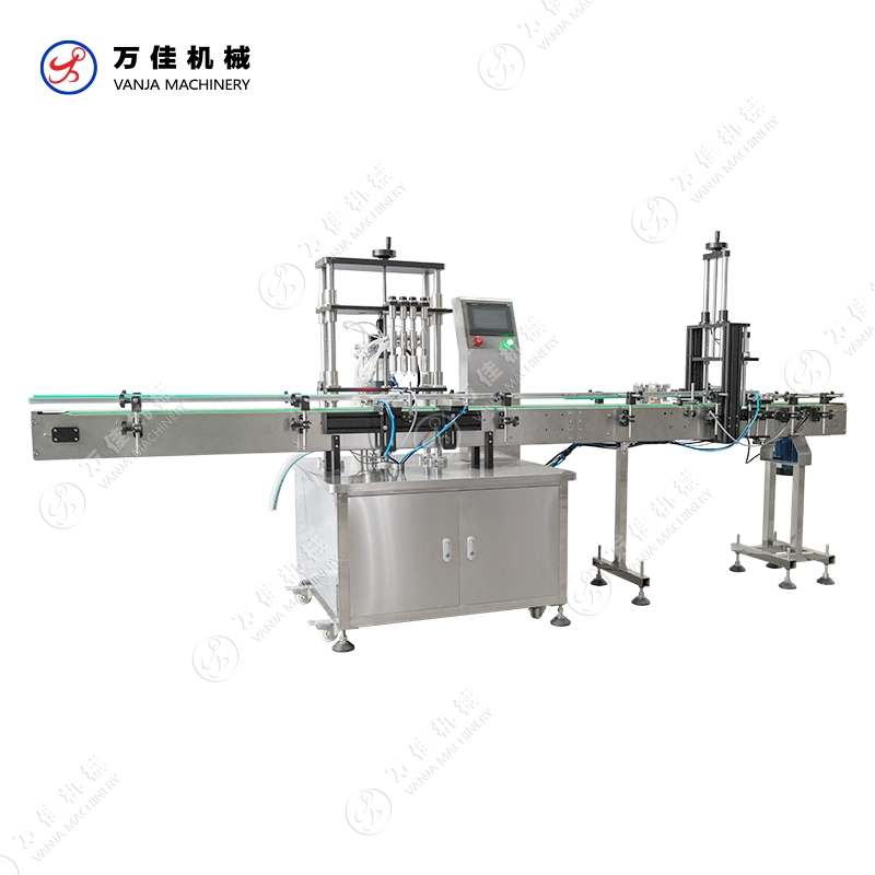 Multi-Head Peristaltic Diaphragm Pump Water Drinks Wine Liquid Essential Oil Juice Perfume Bottle Filling Machine with Conveyor