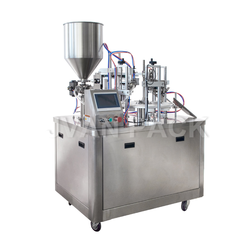 Dg-25 Semi Automatic Ultrasound Hand Cream Lotion Liquid Cosmetic Plastic Soft Paste Tube Packing Filling and Sealing Machine