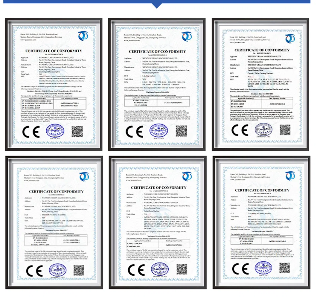 Certifications