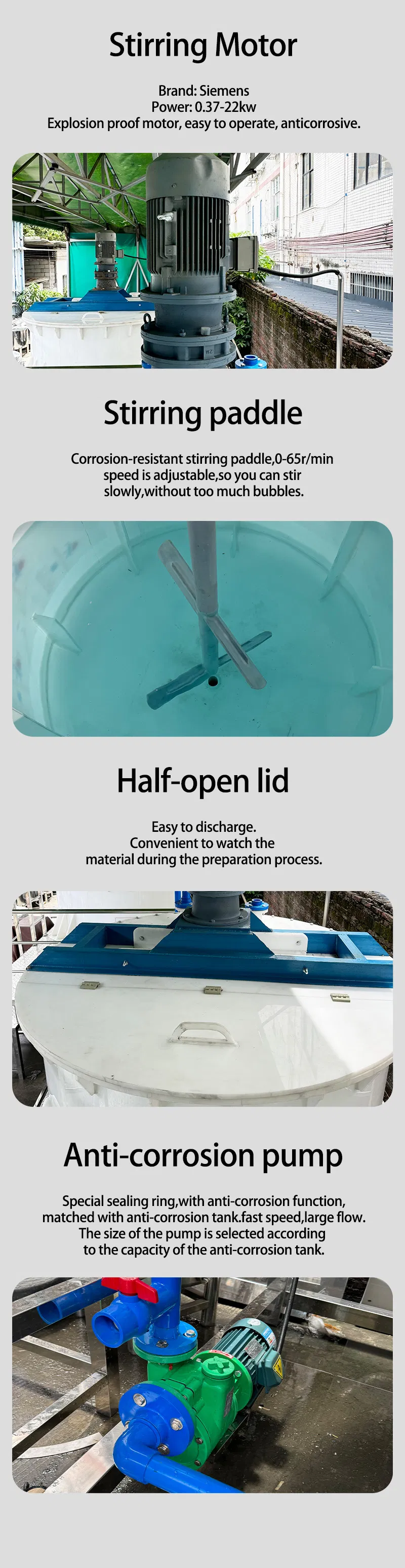 Detailed View of Mixer Tank