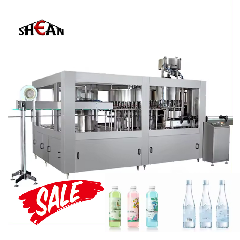 Automatic Spring Drinking Pure Water Juice Carbonated Drinks/Juice Liquid/Glass/Can Bottle Washing Filling Capping/Bottling Making Packing Machine