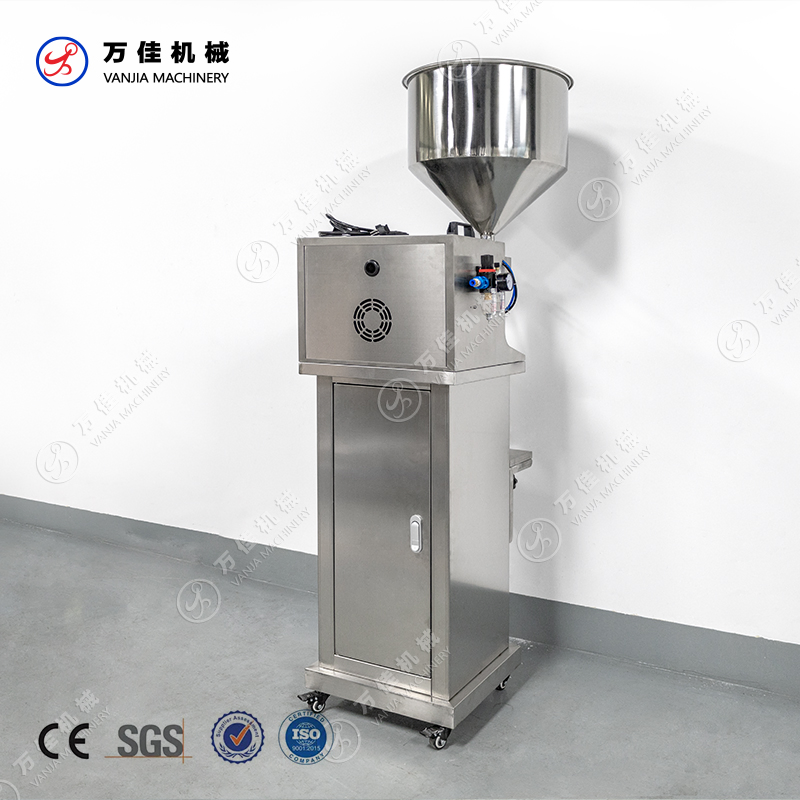 Semi Automatic High Precision Ointment Gel Servo Driven Gear Pump Liquid Filling Machine